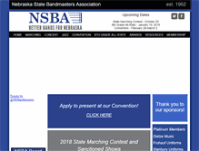 Tablet Screenshot of nsbma.org